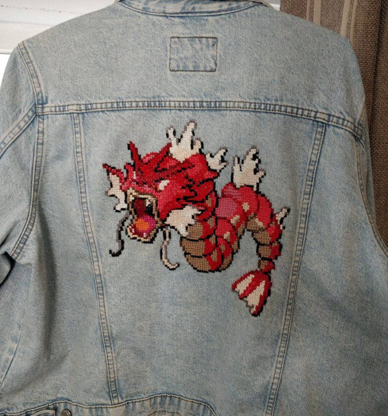 Stitching through denim is tough, but worth it!