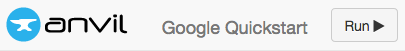 The Anvil Designer's Run app button.