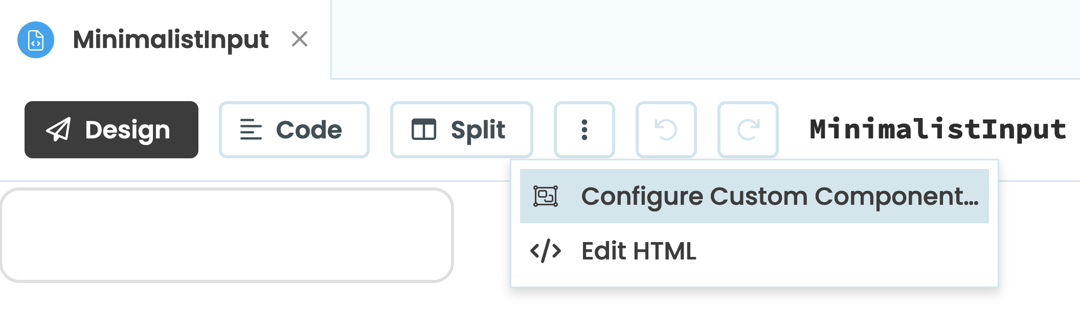 Where to customise our component's event